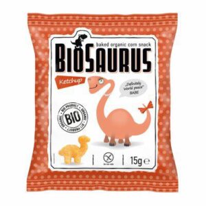 Chrupki kukurydziane ketchupowe Bio 15gmałe BioSaurus