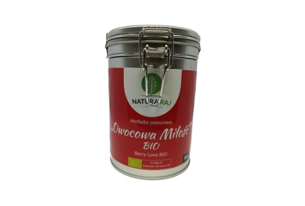 Herbata owocowa „Owocowa Miłość” 80 g BIO, NaturaRaj