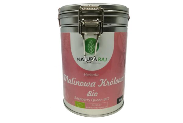 Herbata „Malinowa Królowa” 100 g BIO NaturaRaj