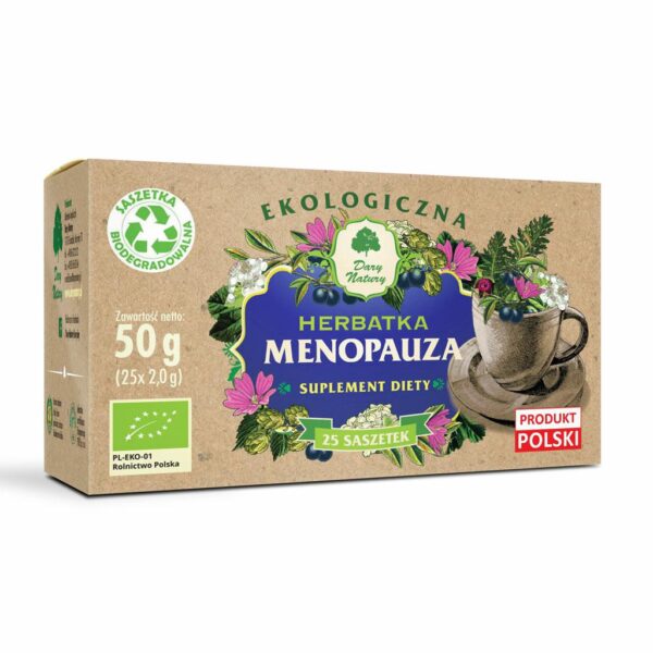 Herbatka Menopauza expr. Bio 50 g(25×2,0 g) suplement diety DARY NATURY