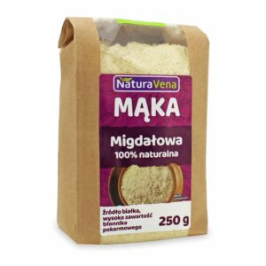 Mąka migdałowa bezglutenowa BIO 450 g NATURAVENA