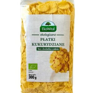 Płatki kukurydziane bez dodatku cukru BIO 300 g Eko-Wital