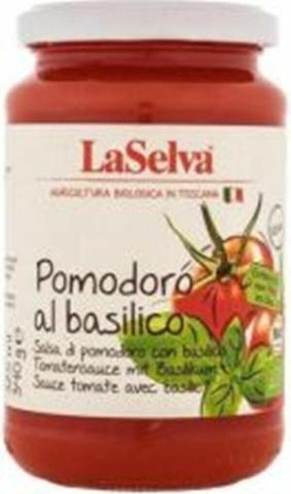 Sos pomidorowy z bazylią BIO 340 gLA SELVA